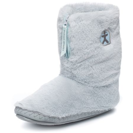 Grey slipper boots discount uk