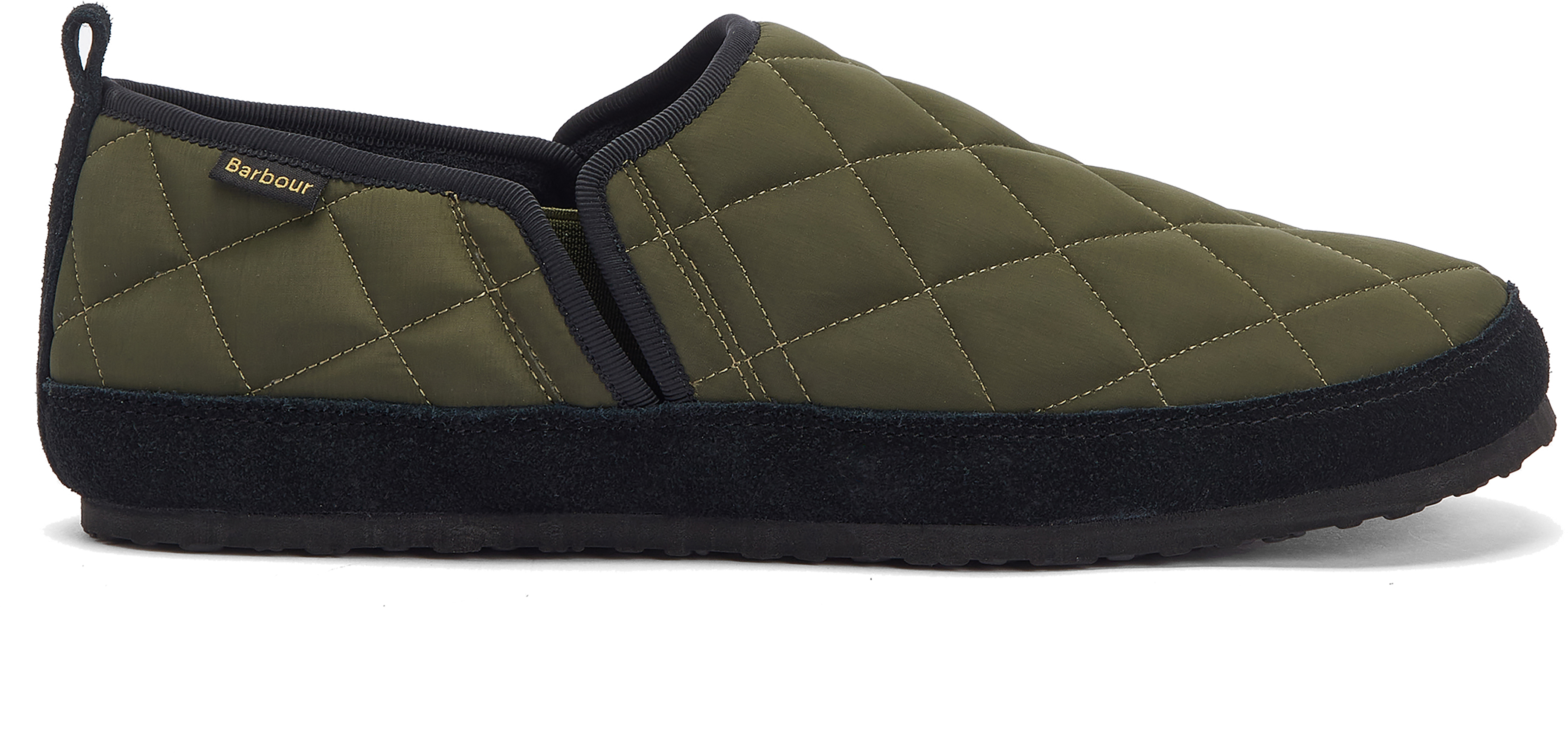 Barbour slippers mens Black deals