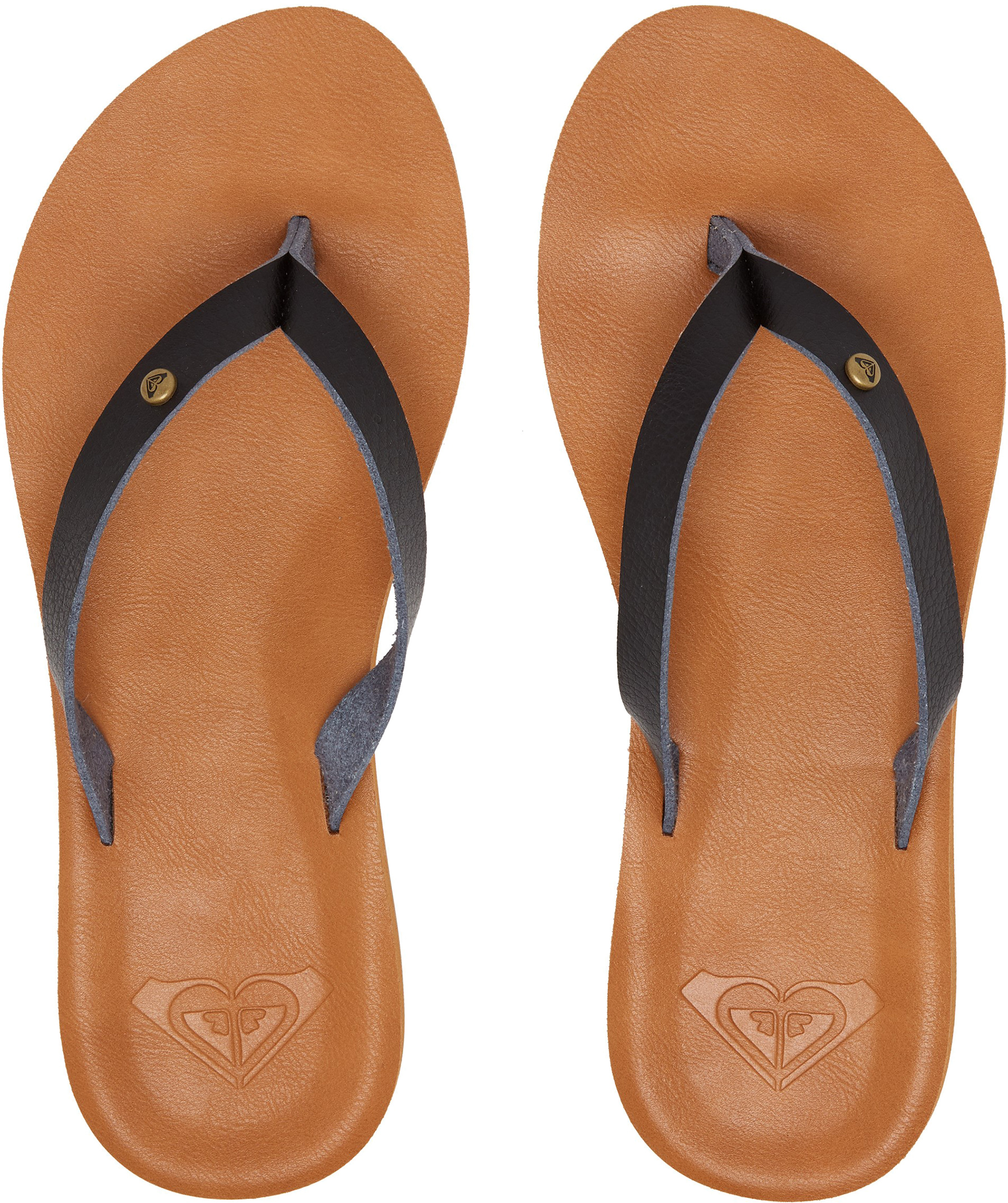 Porto Motif Flip-Flops - Tan