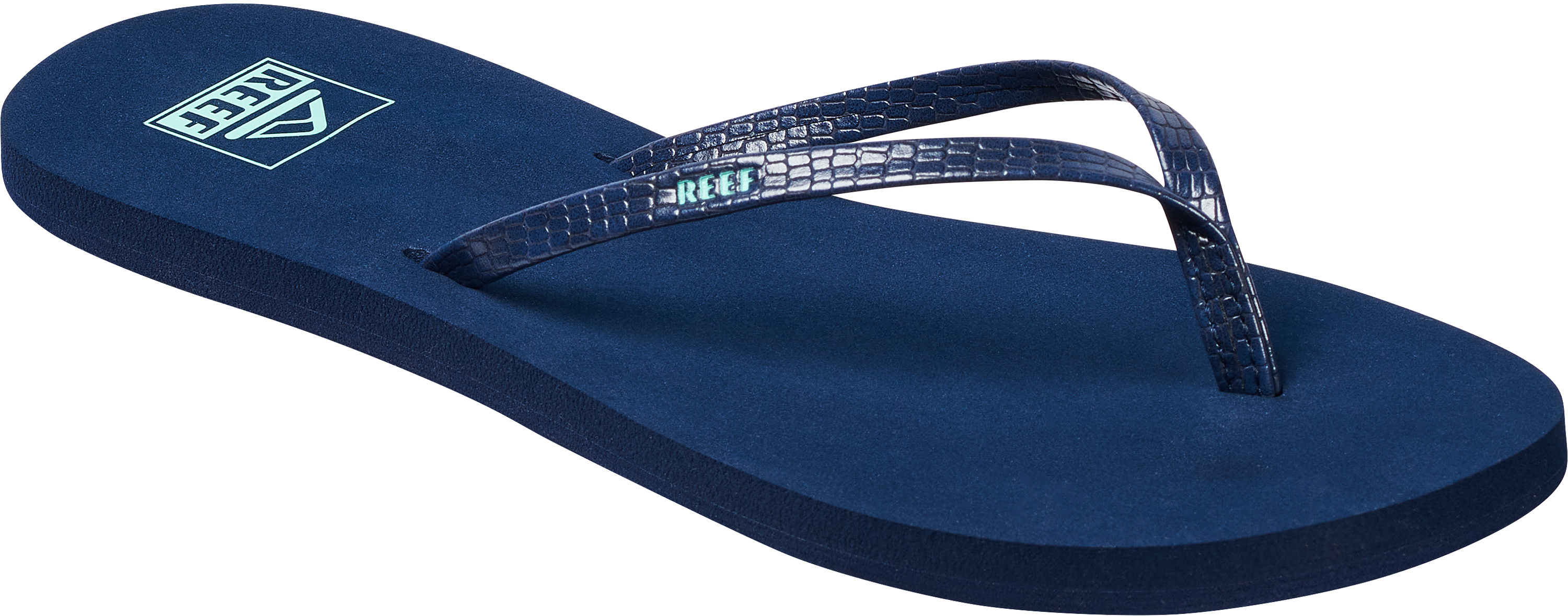 Reef navy store blue flip flops