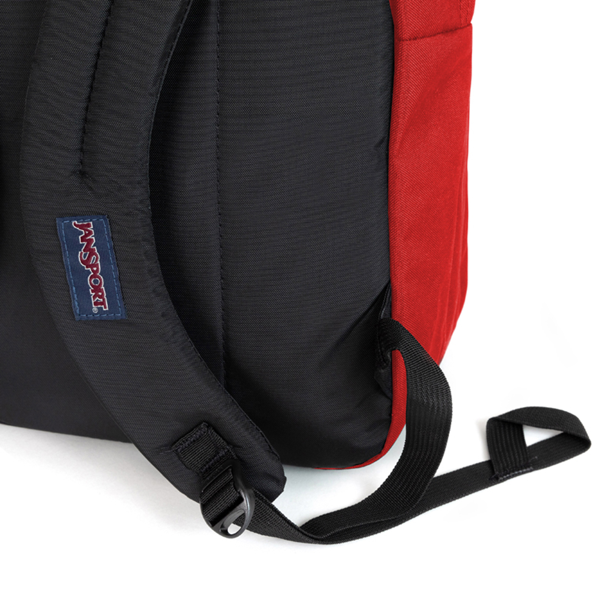 Black and hotsell red jansport backpack