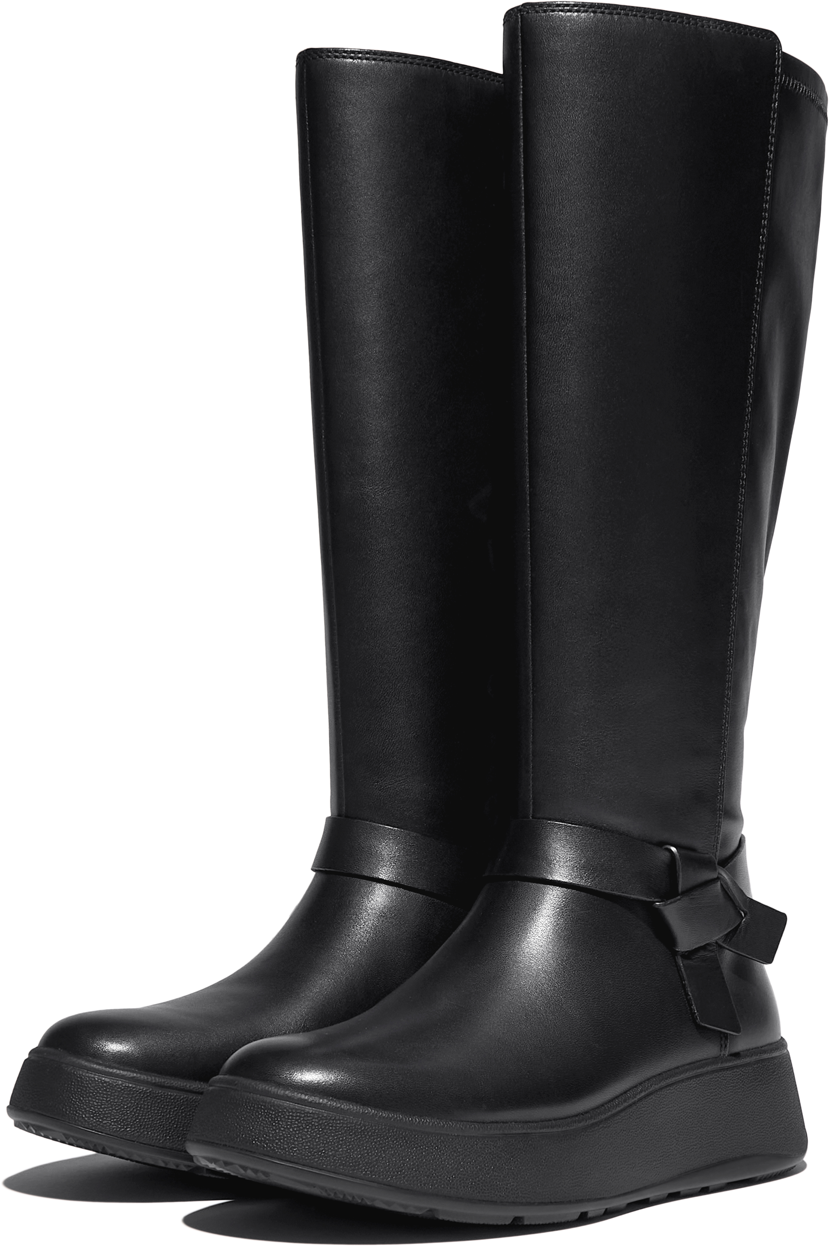 Skechers knee high black boots on sale