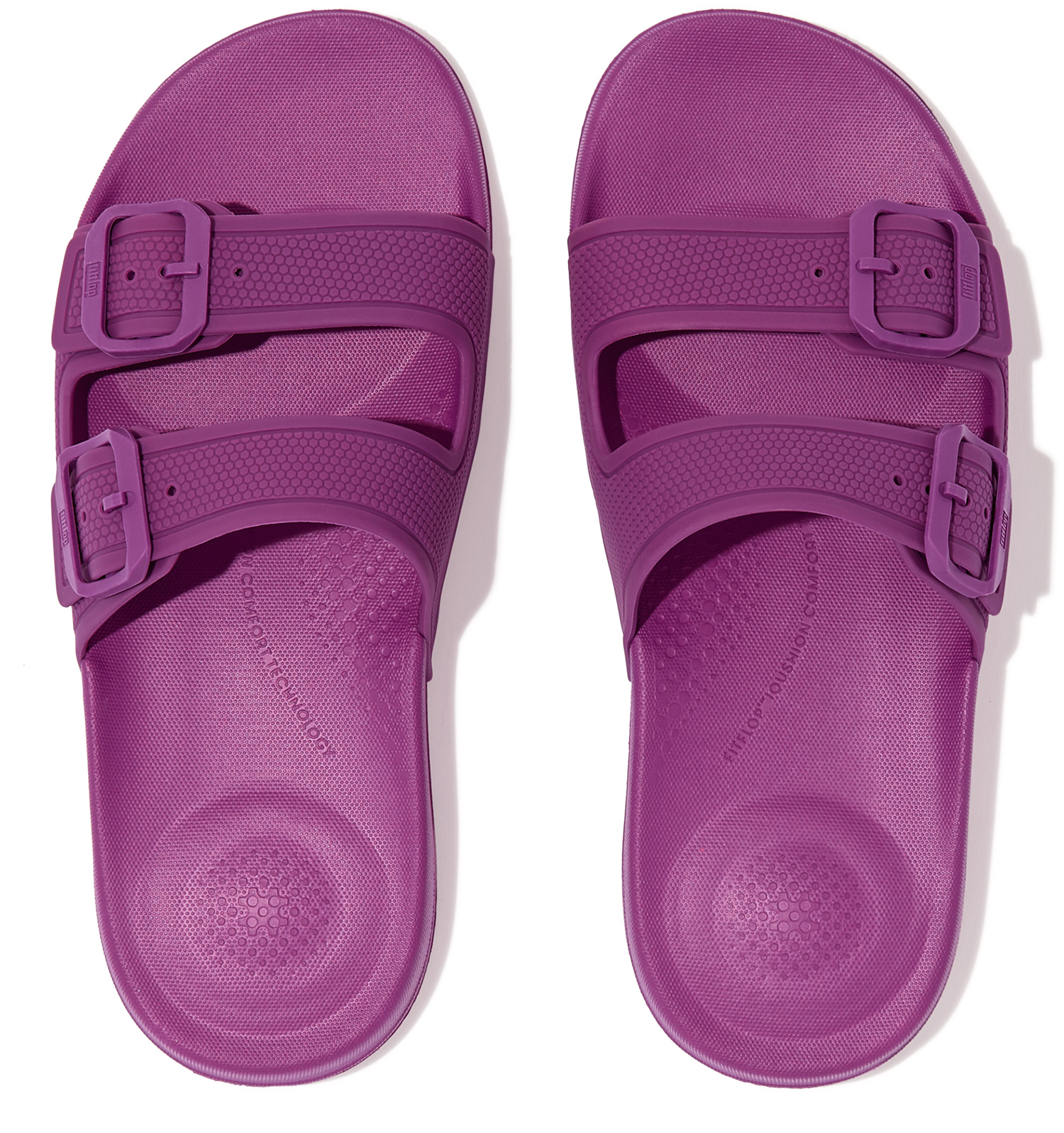 Fitflop Iqushion Two Bar Buckle Slide-On Sandals