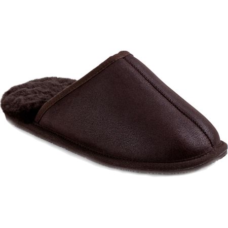 Sheepskin mule slippers online mens