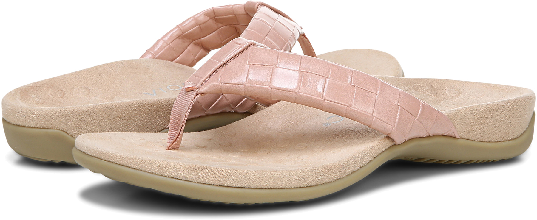 Pink deals vionic sandals