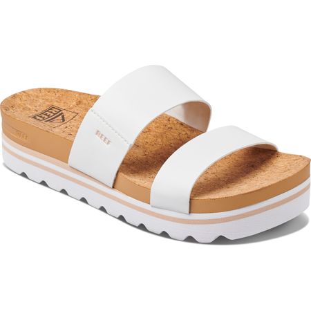 Reef Women's Cushion Bounce Two Strap Slides/Sandals, Wide Fit