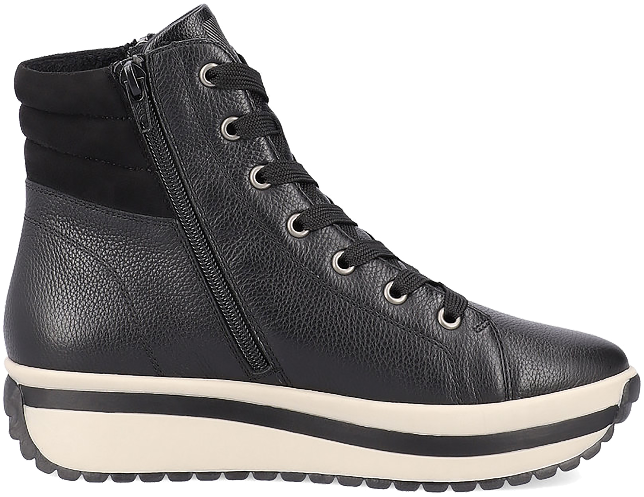 Refresh 170934 Black High Top Trainer Boot