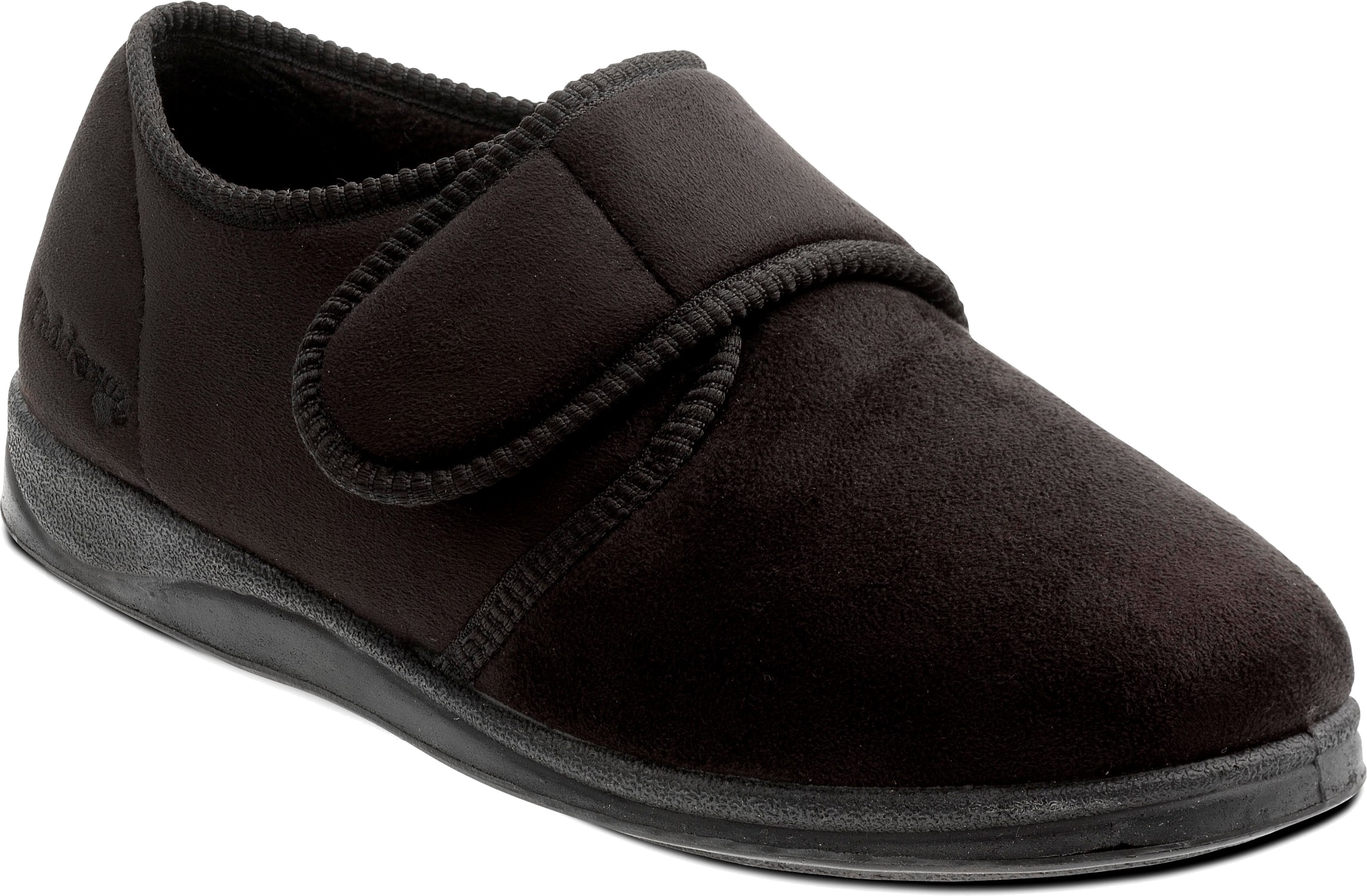 mens slippers with velcro closure