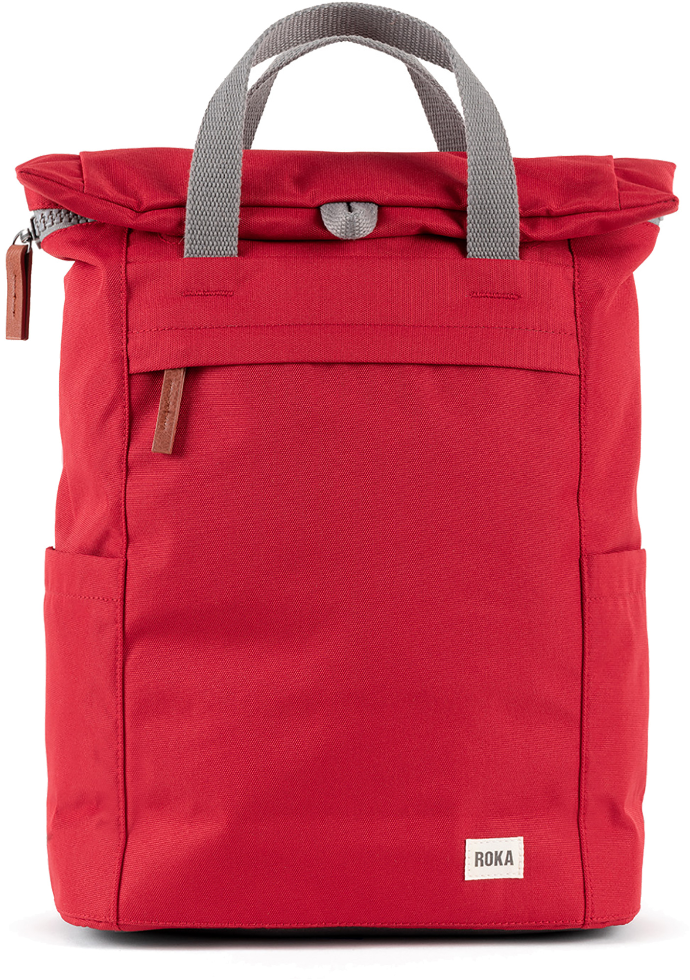 Roka Mars Red Finchley A Sustainable Canvas Med size 15L