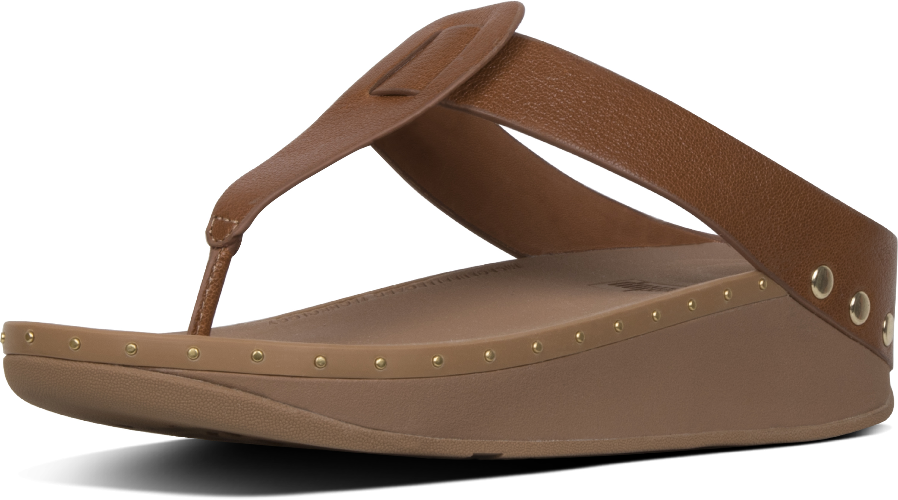 light tan flip flops
