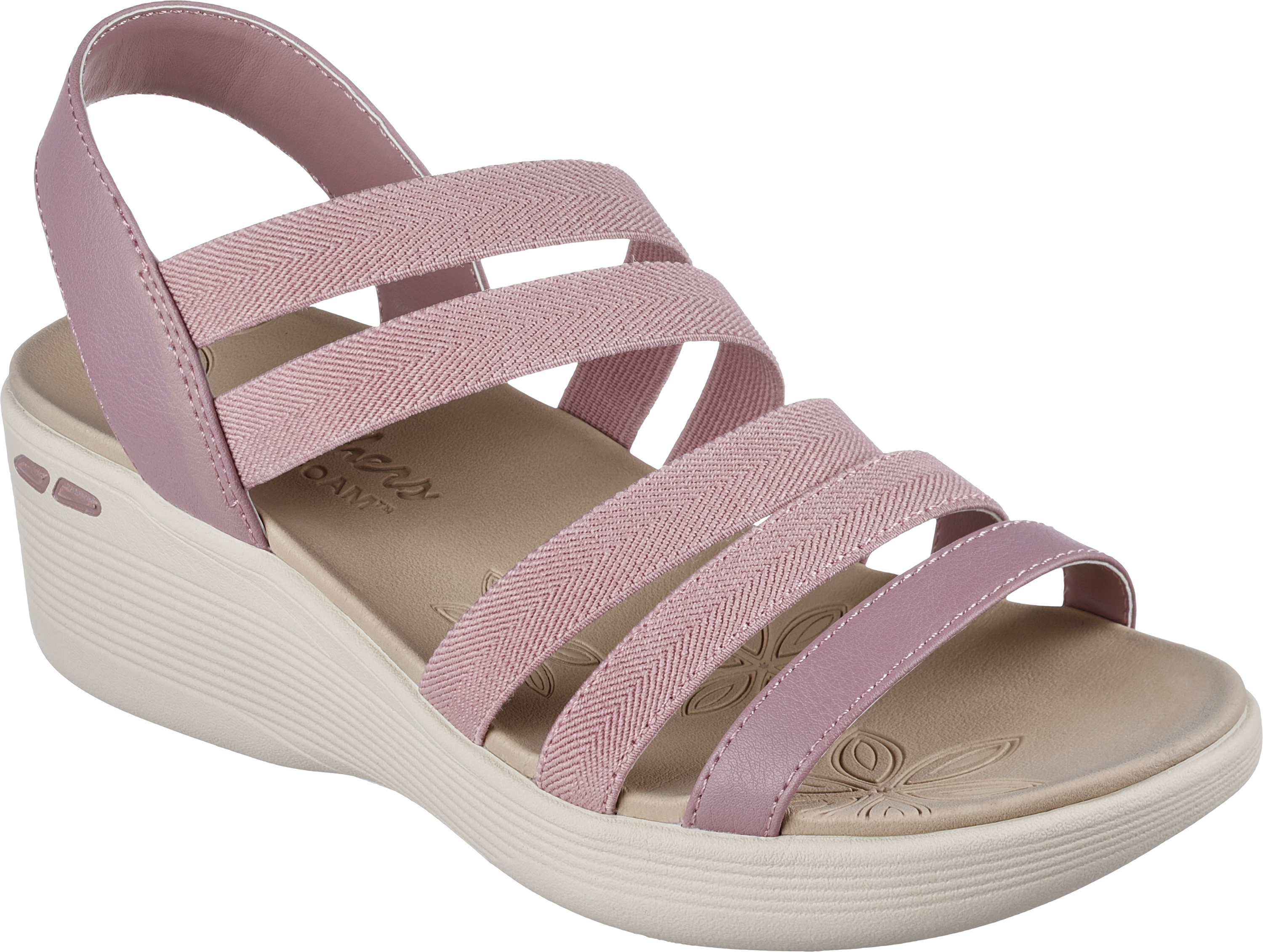 Mauve on sale wedge sandals