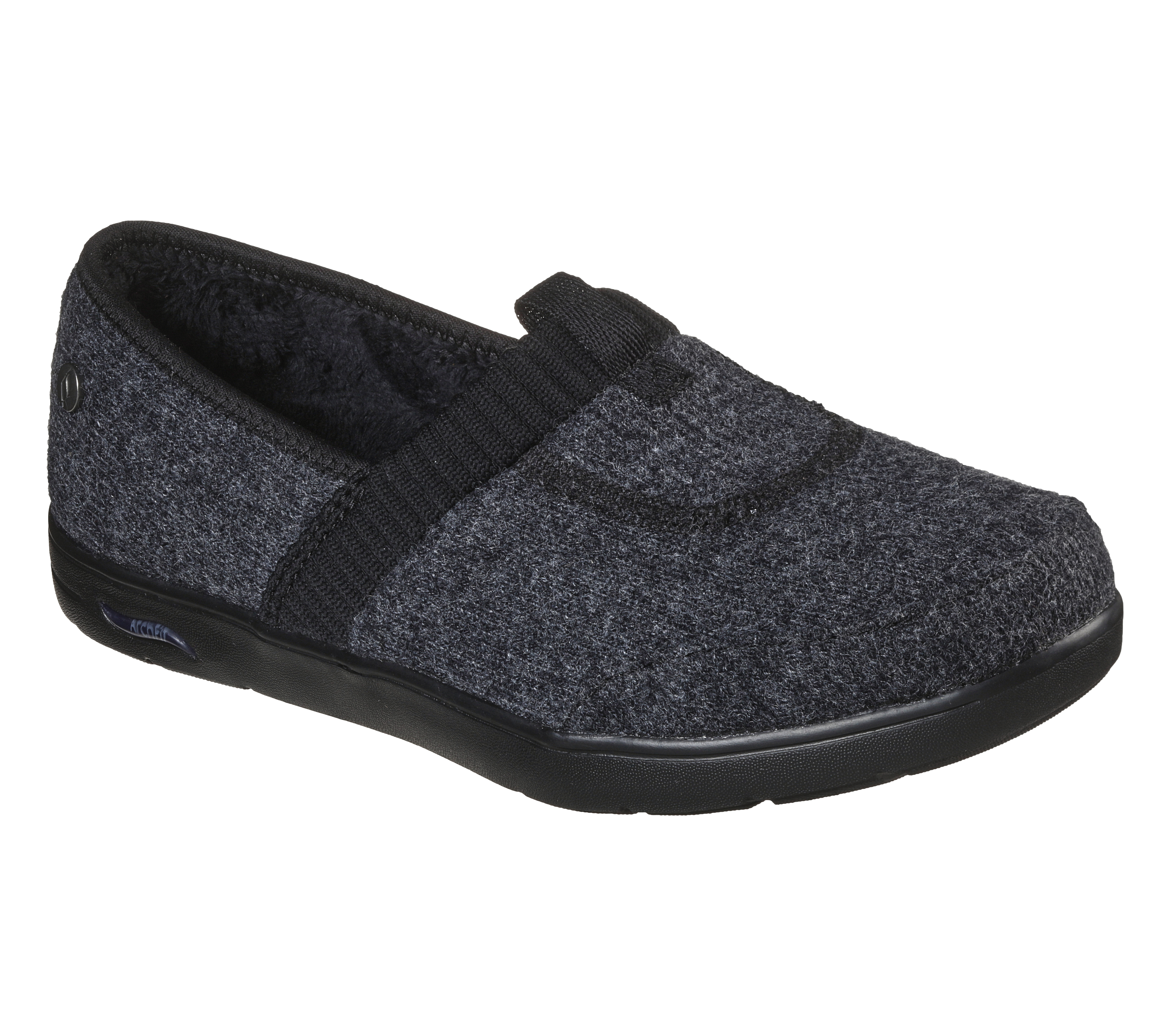 Skechers Black Grey Arch Fit Lounge Be Calm size 8