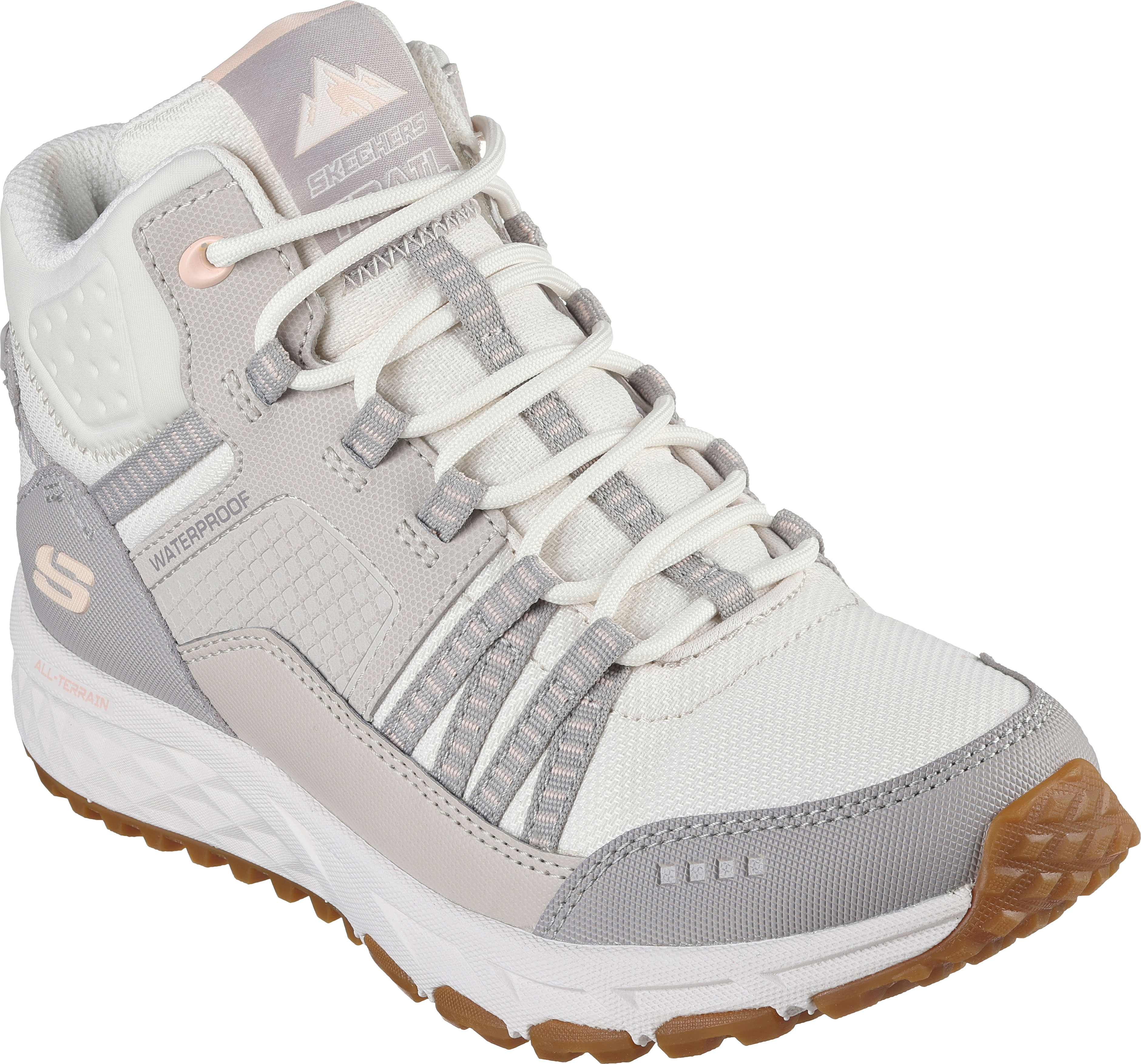 Skechers white boots on sale