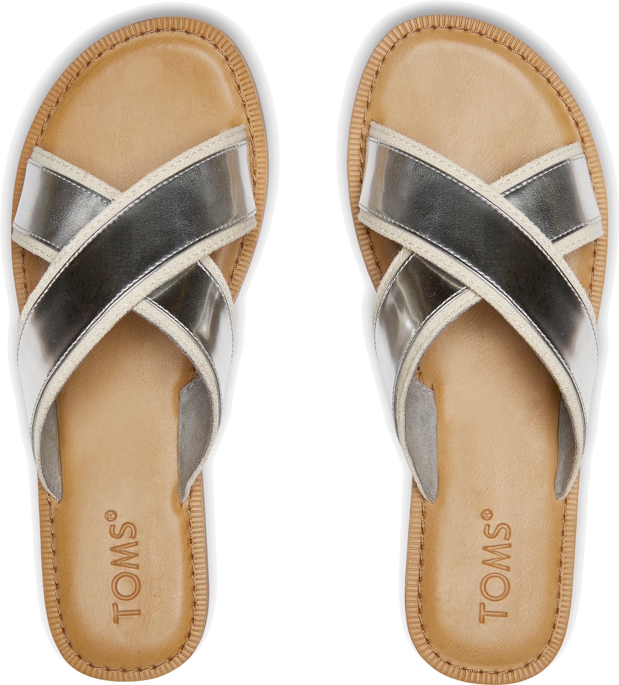 Toms viv store sandals rose gold