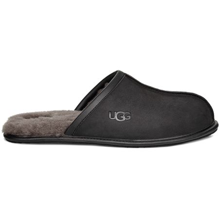 Ugg Scuff Full Grain Leather Mule Slippers UK Stock Shipped