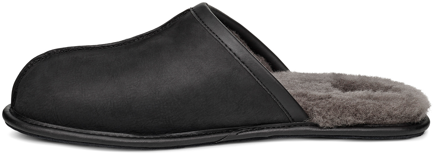 Ugg scuff leather on sale slippers