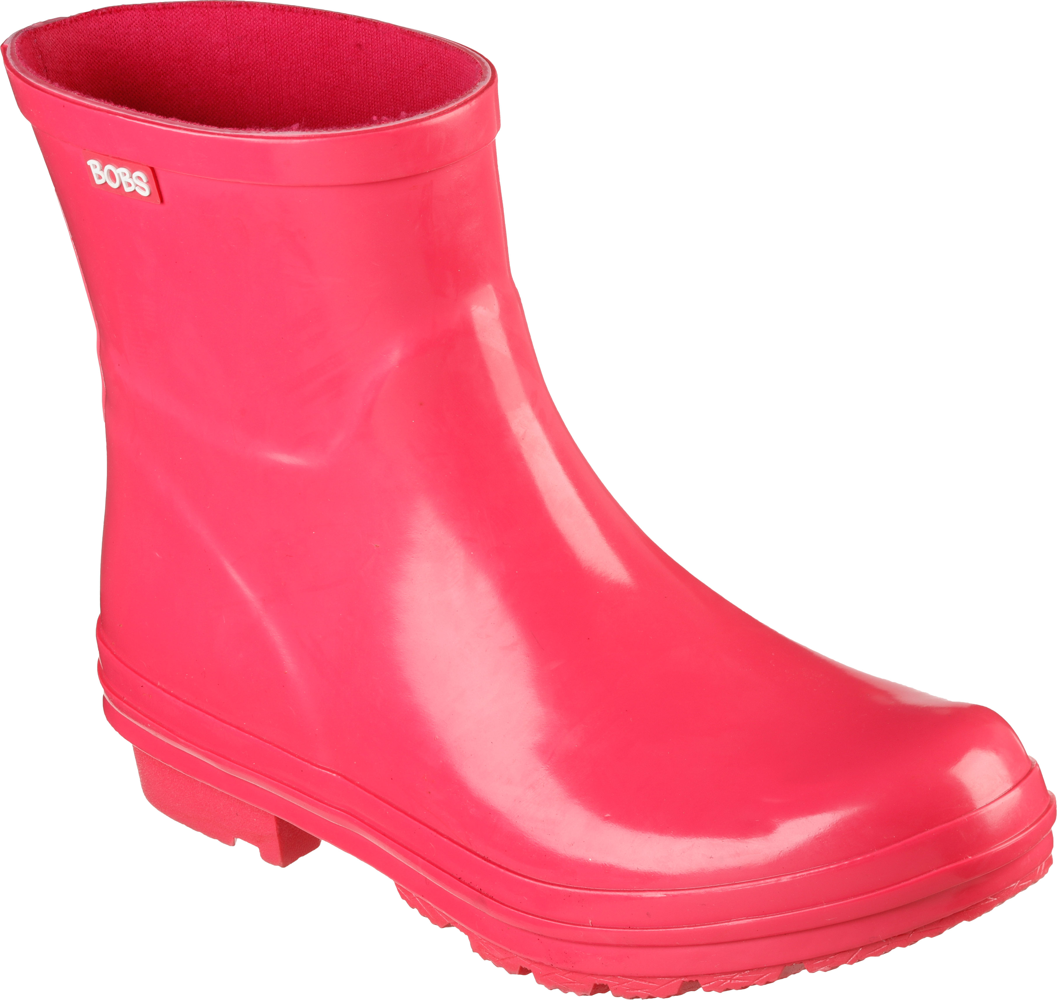 Skechers Hot Pink Bobs Rain Check Neon Puddles size 4