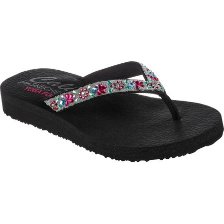 Skechers pink deals flip flops