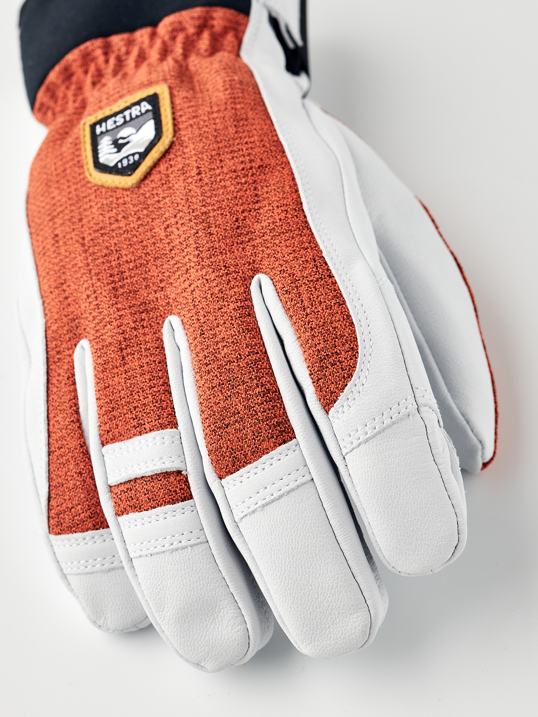 ヘストラ Army Leather Patrol サイズ8 Army Leather Patrol Gauntlet - Navy | Hestra Gloves