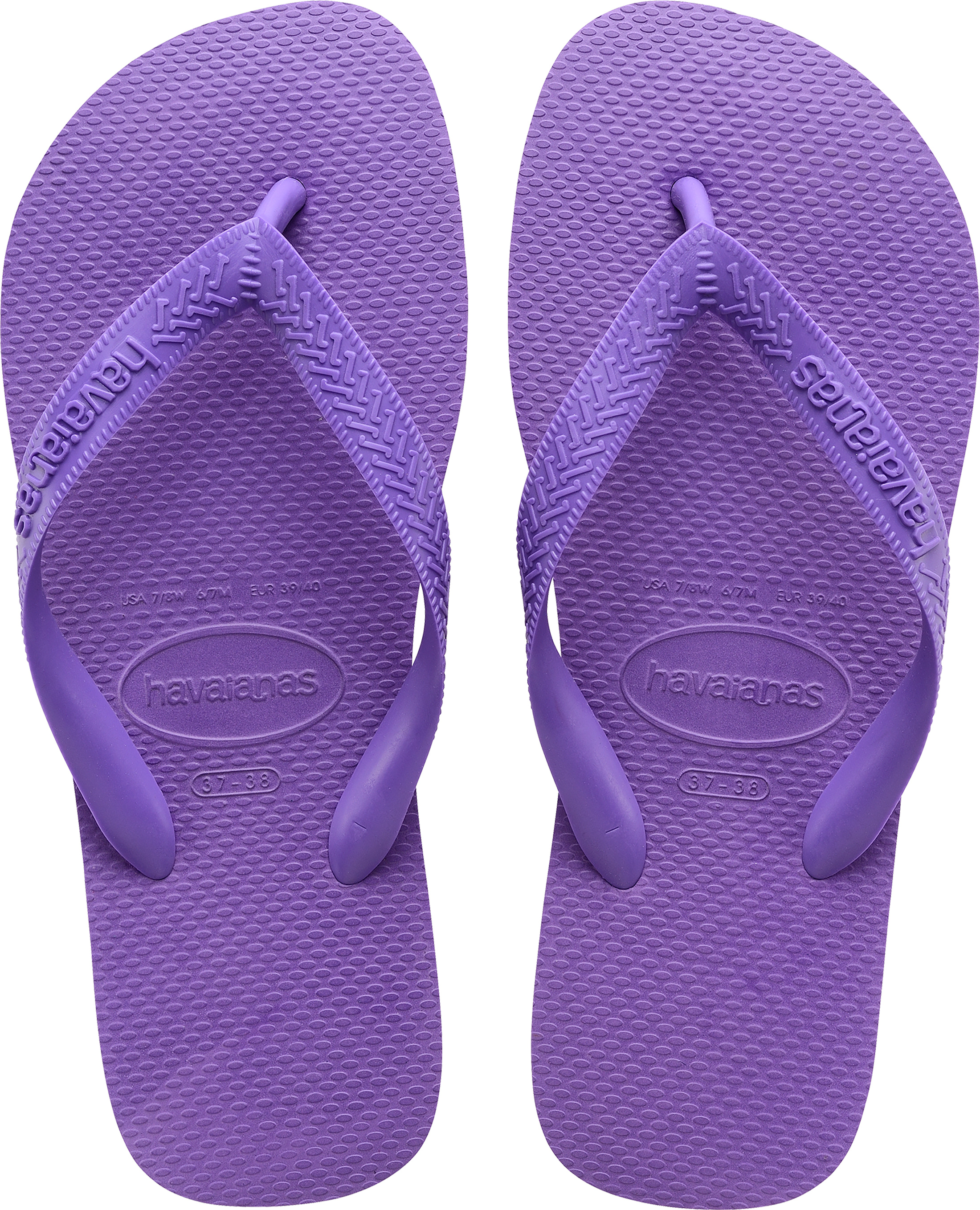 Mens purple store flip flops