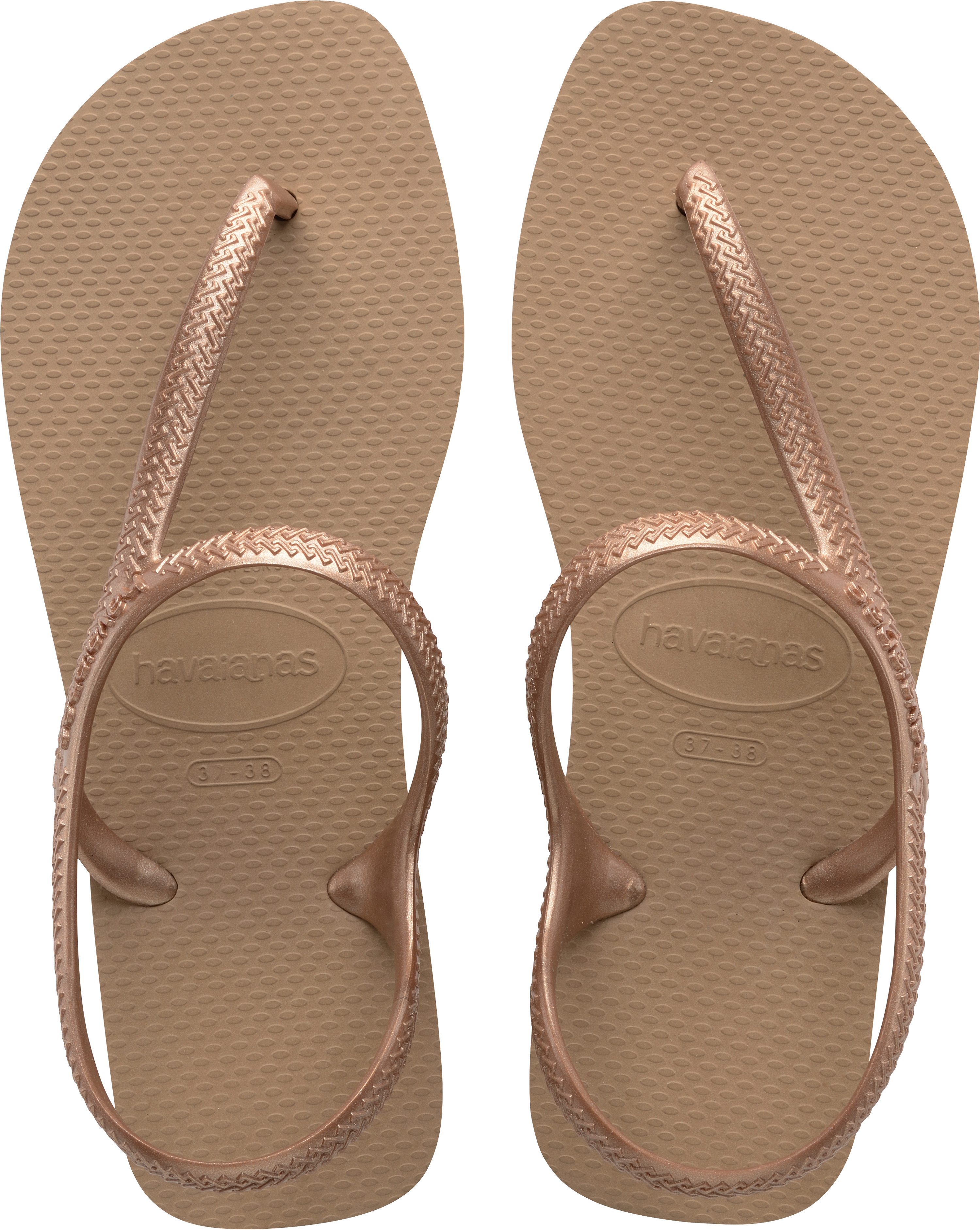 Havaianas Women's Platform Flip Flops - Crocus Rose, Golden, Steel