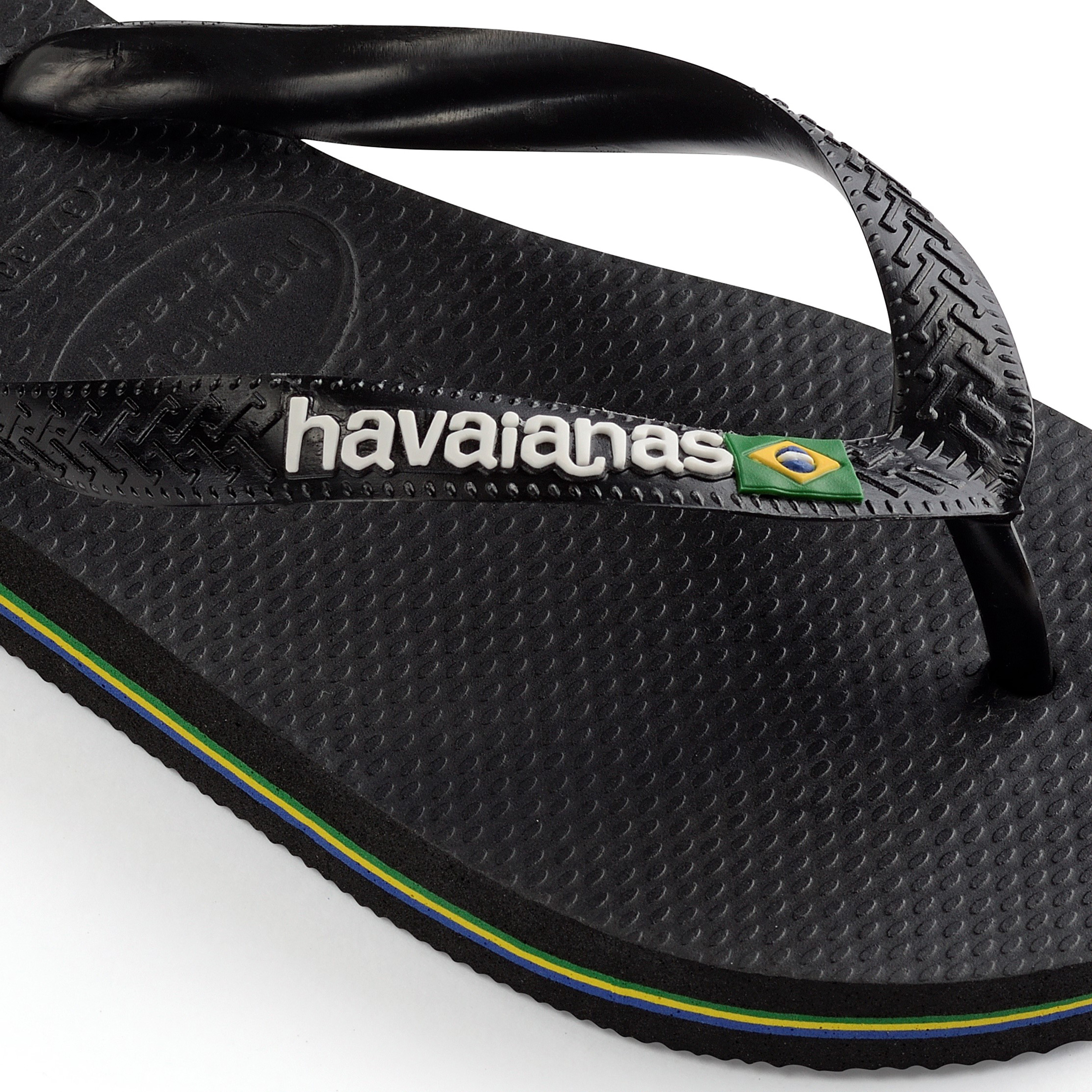 White Havaianas Men's  Flip Flops with Brazil Flag Shoes Mens Shoes Sandals Flip Flops & Thongs 