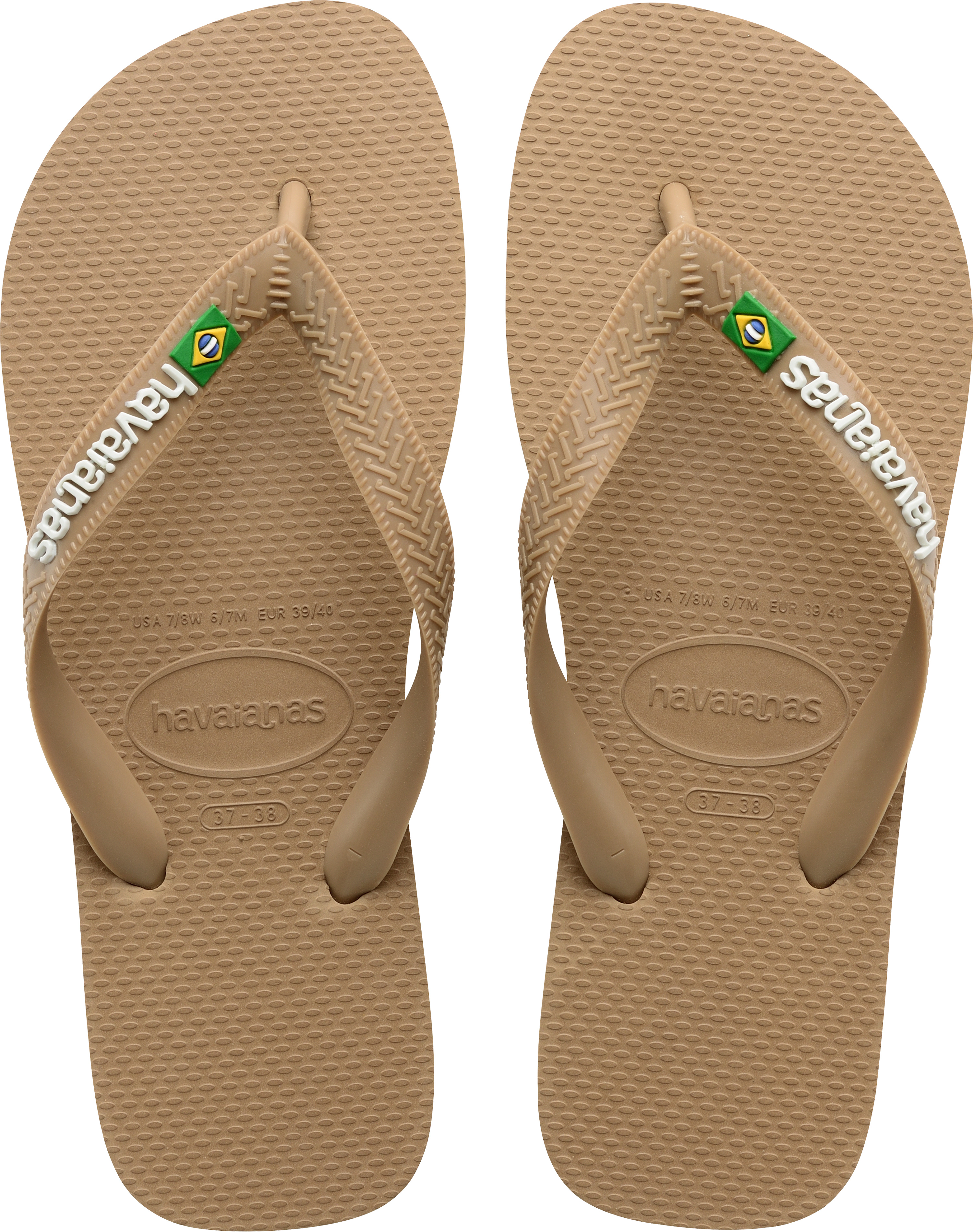 Metallic havaianas hot sale flip flops