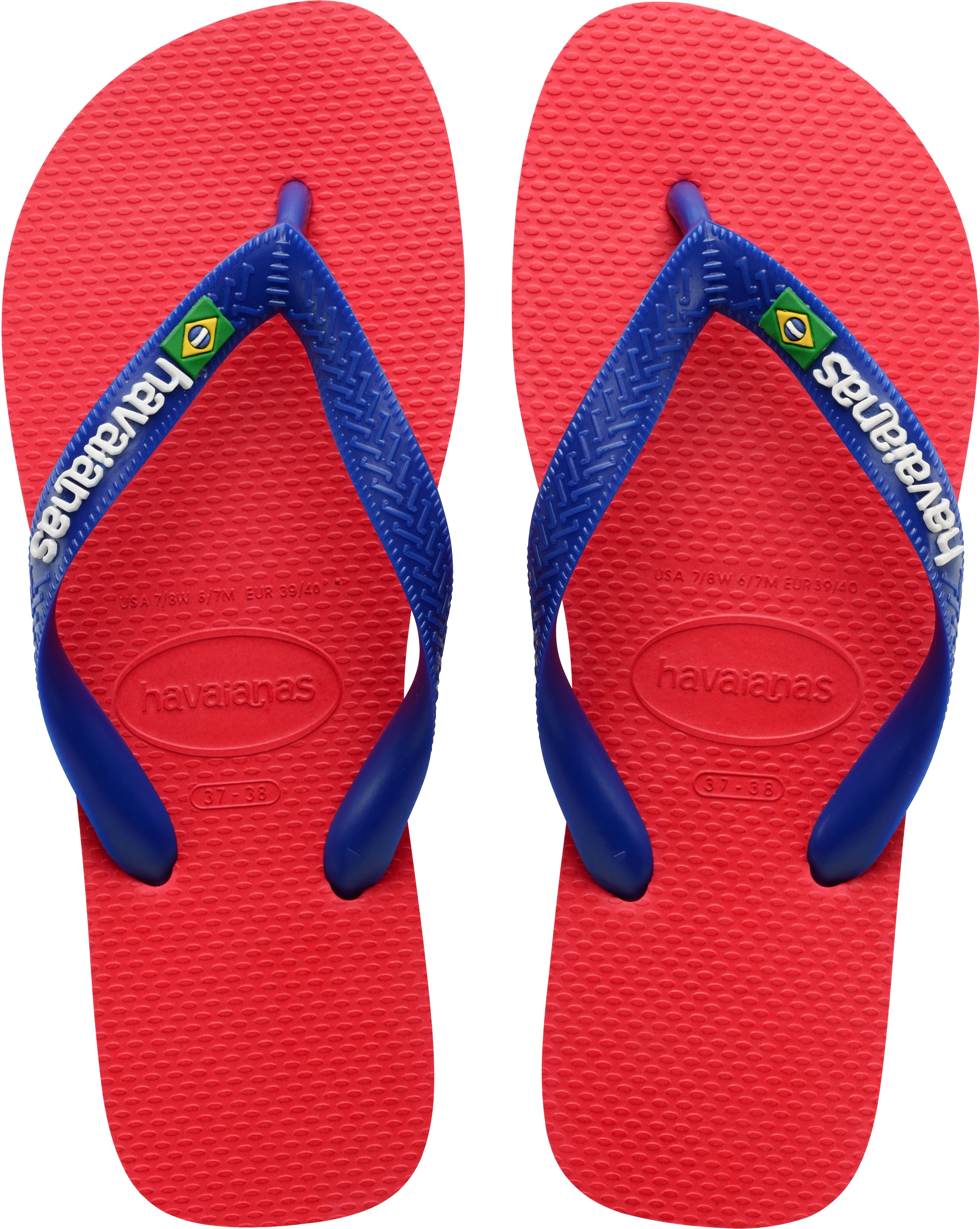 Havaianas Top Logomania Flip Flop size 13 in Ruby Red