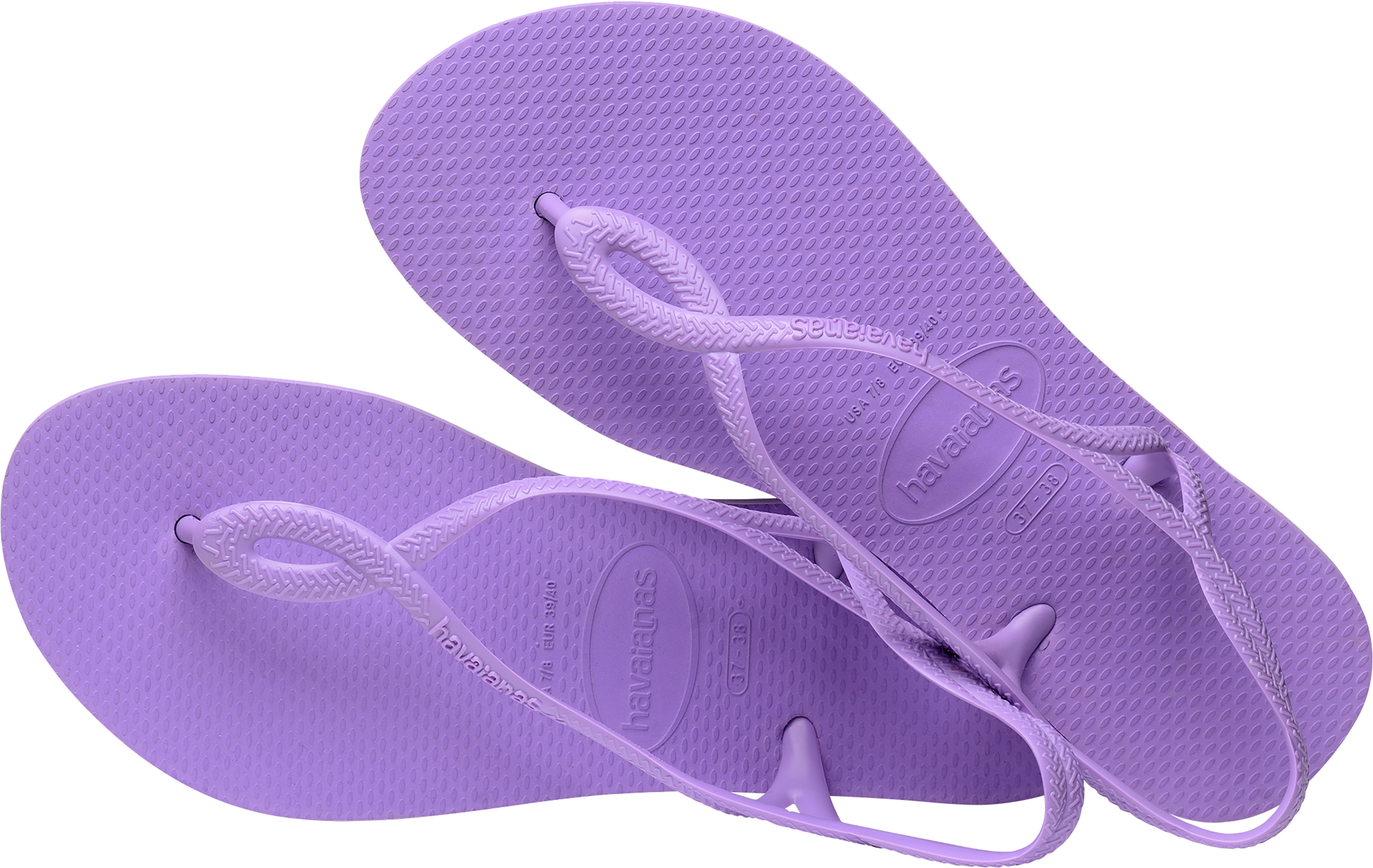 Purple havaianas flip online flops