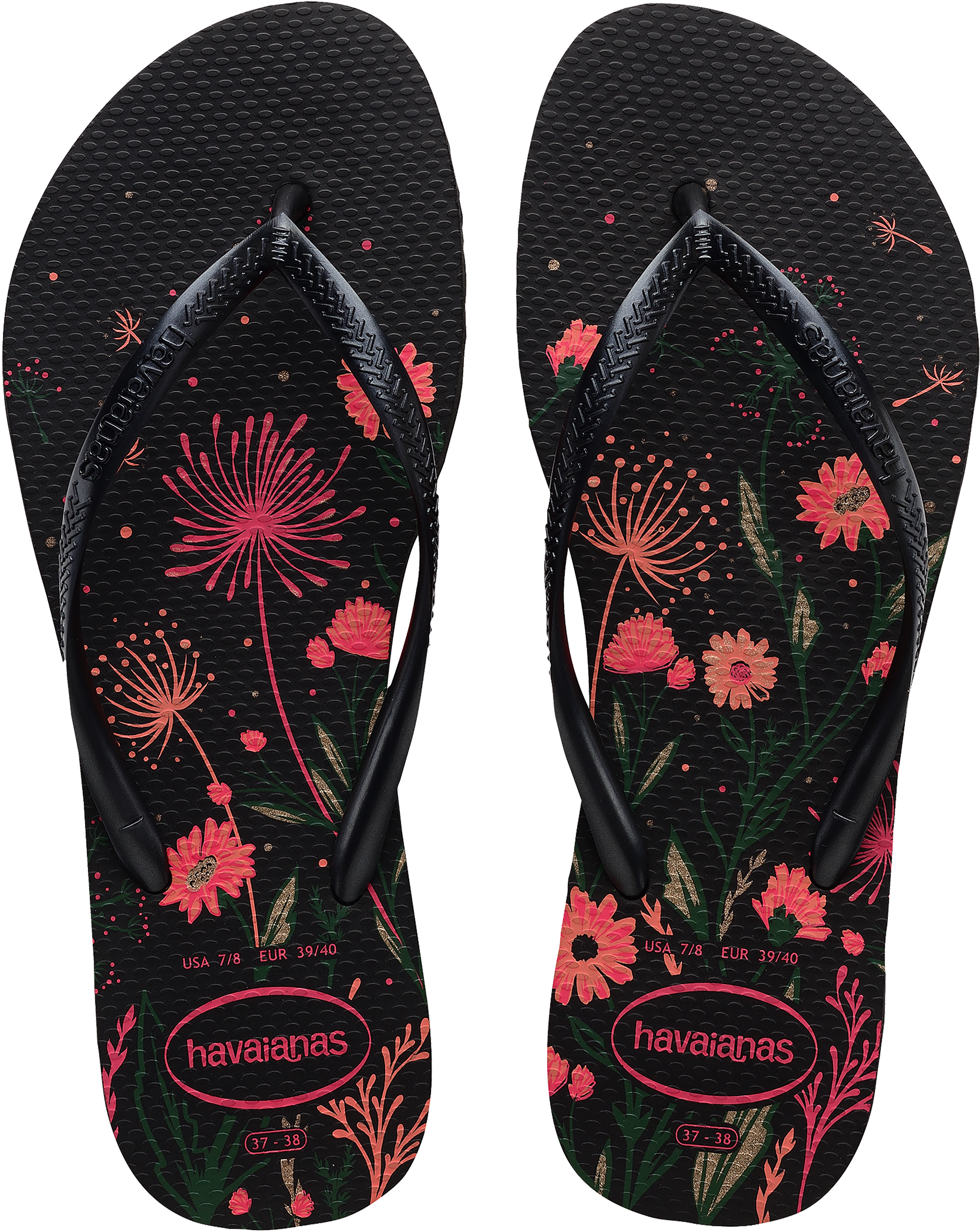 Havaianas Women's Slipper Black (Size 7/8)