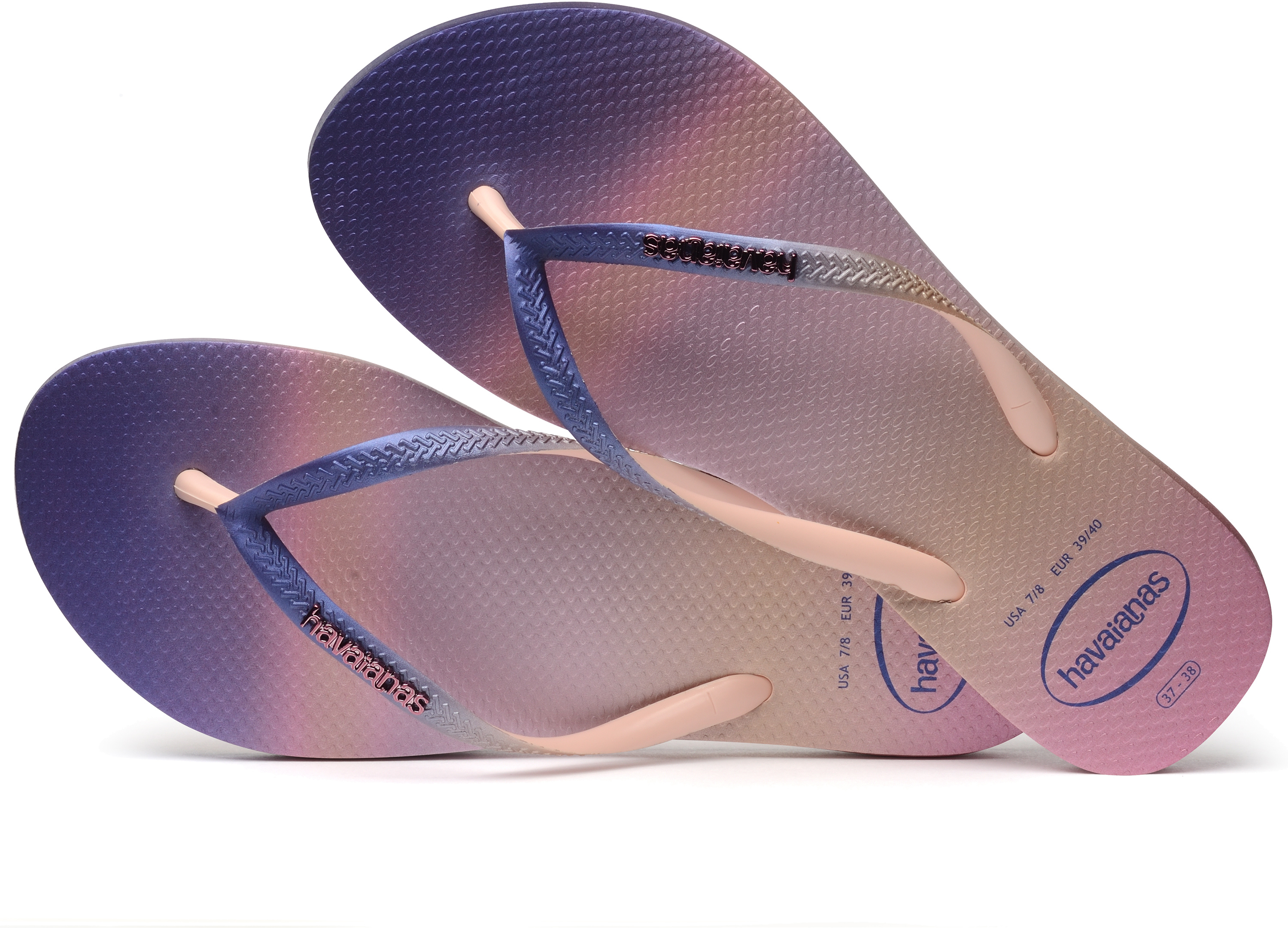 Womens Multi Havaianas Slim Gradient Sunset Sandals