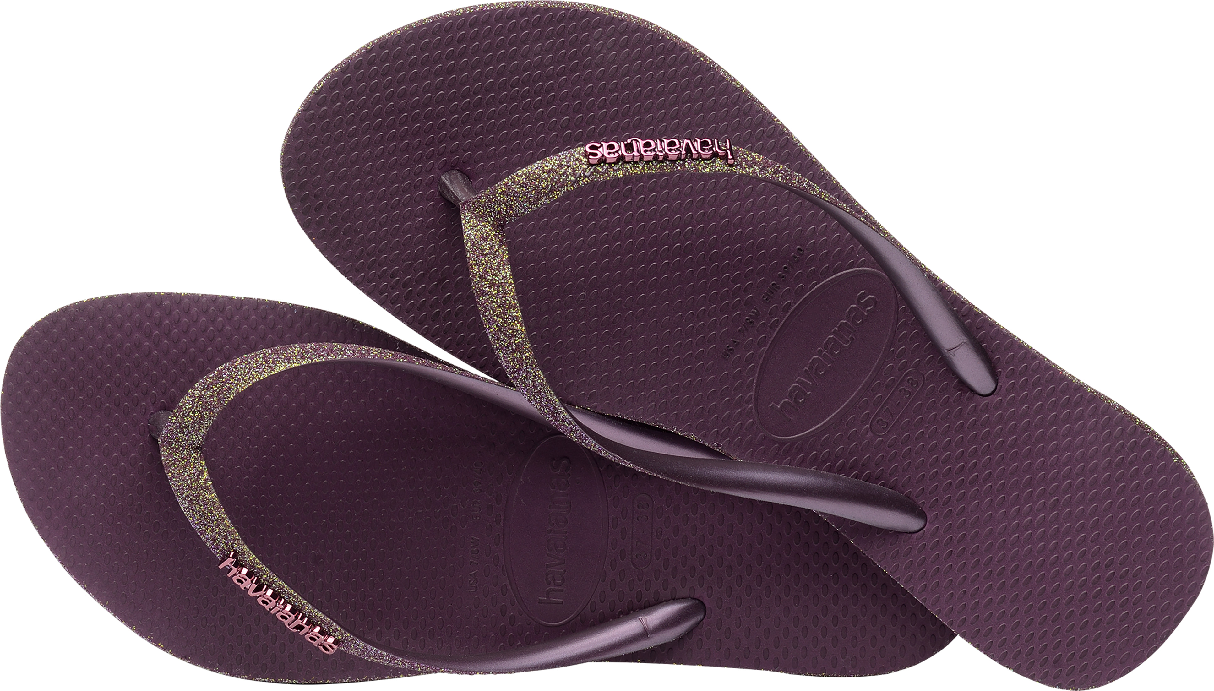 Havaianas best sale aubergine metallic