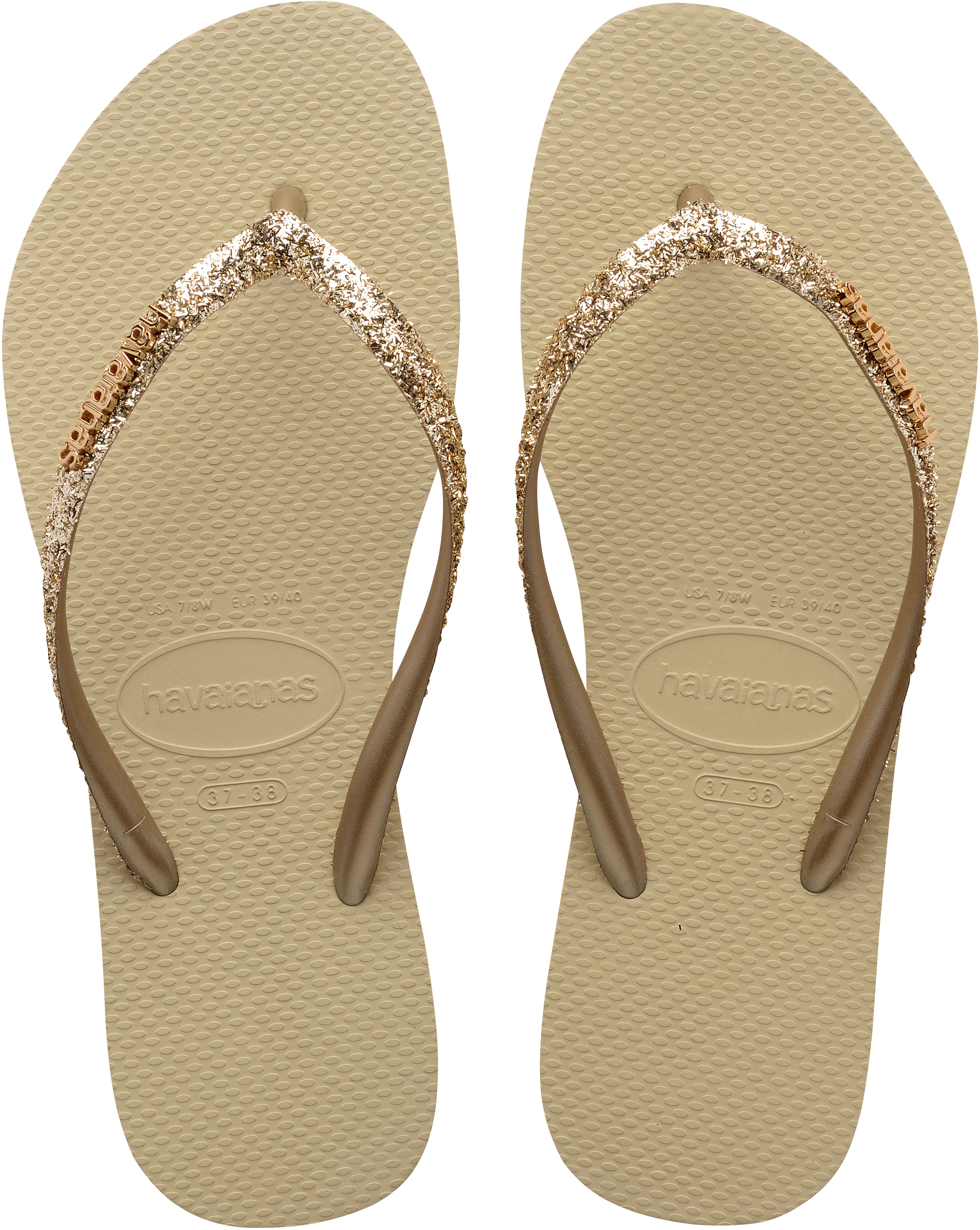 Gold on sale havaianas uk