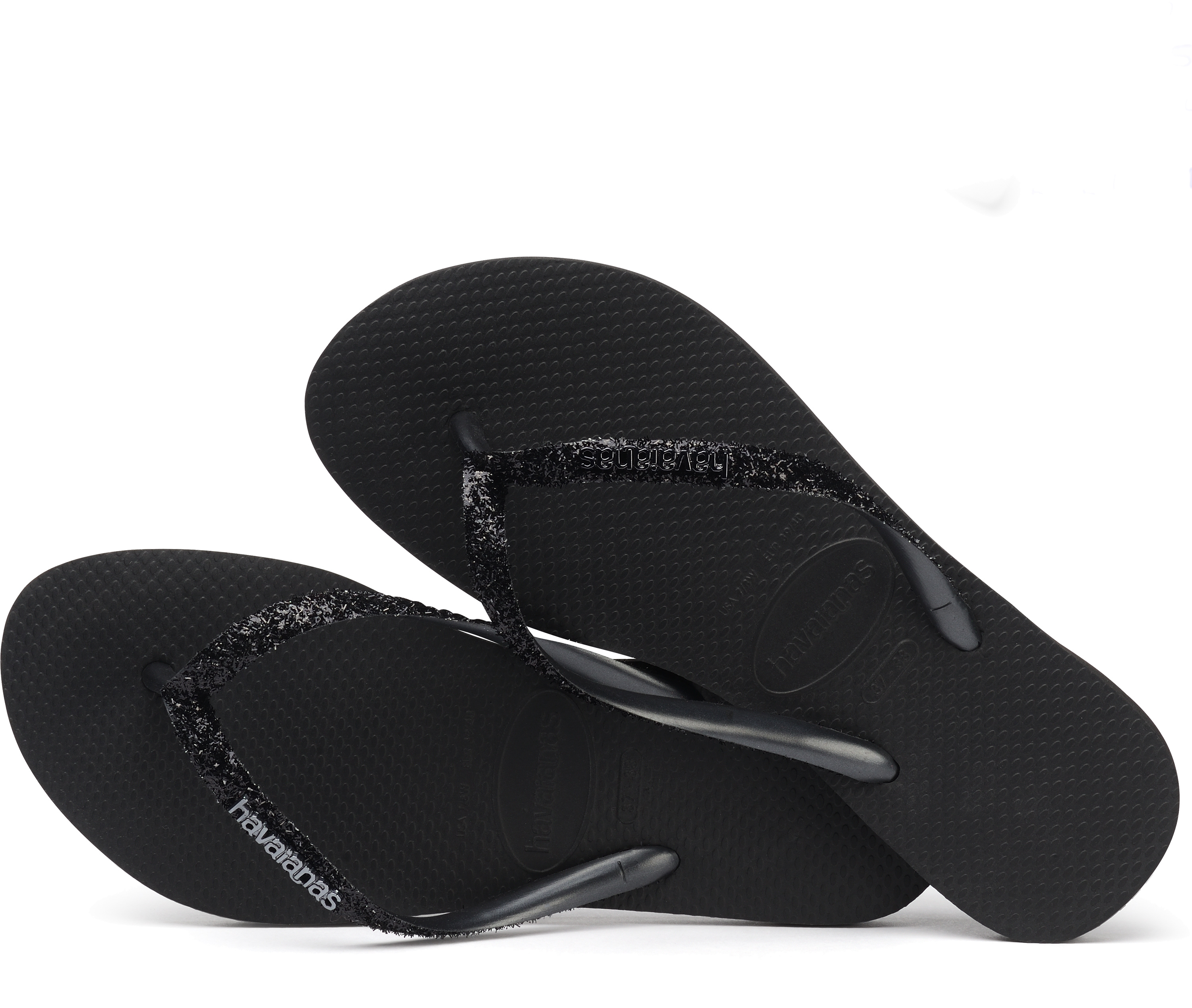 Black glitter havaianas uk hot sale