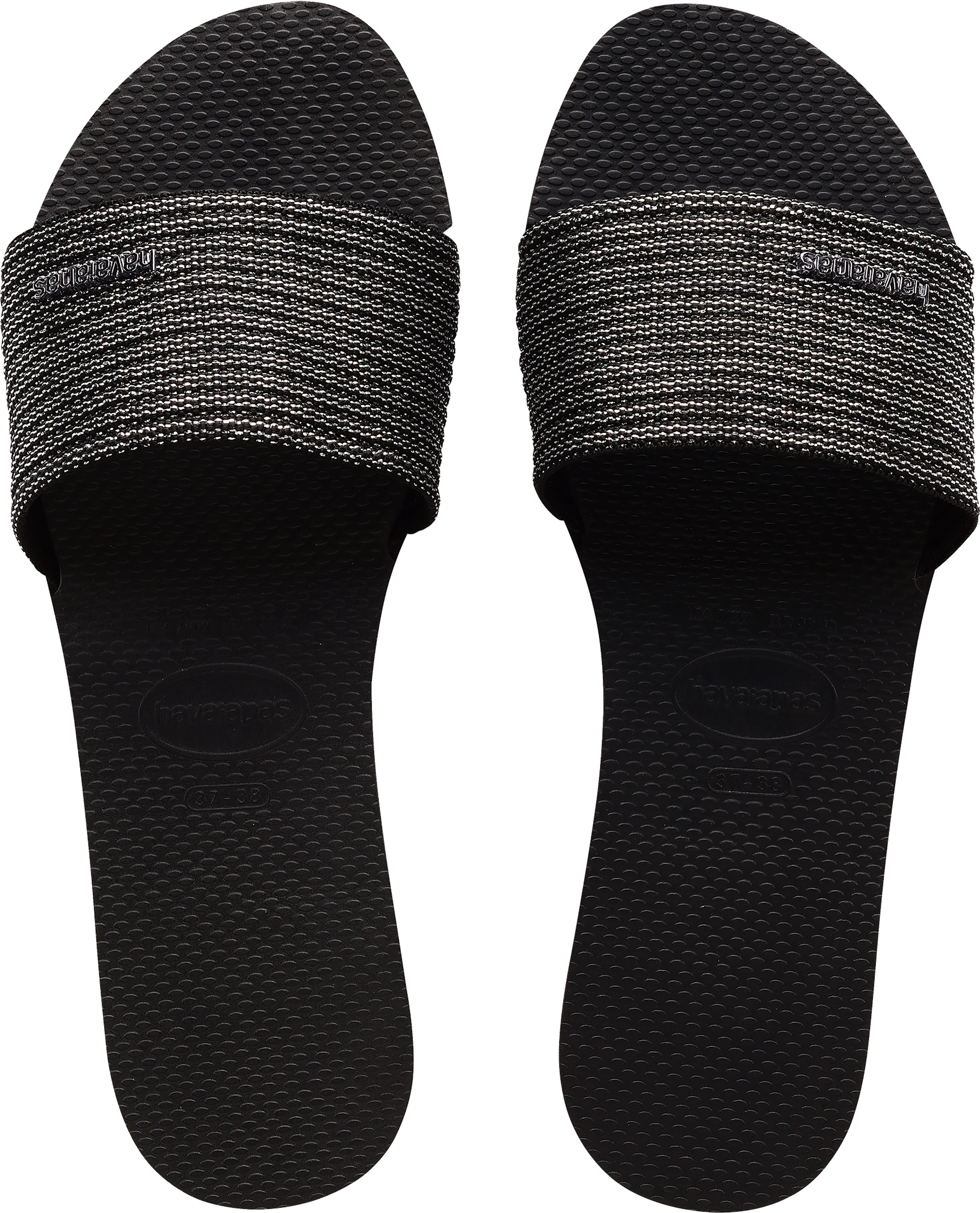 Black best sale patent havaianas