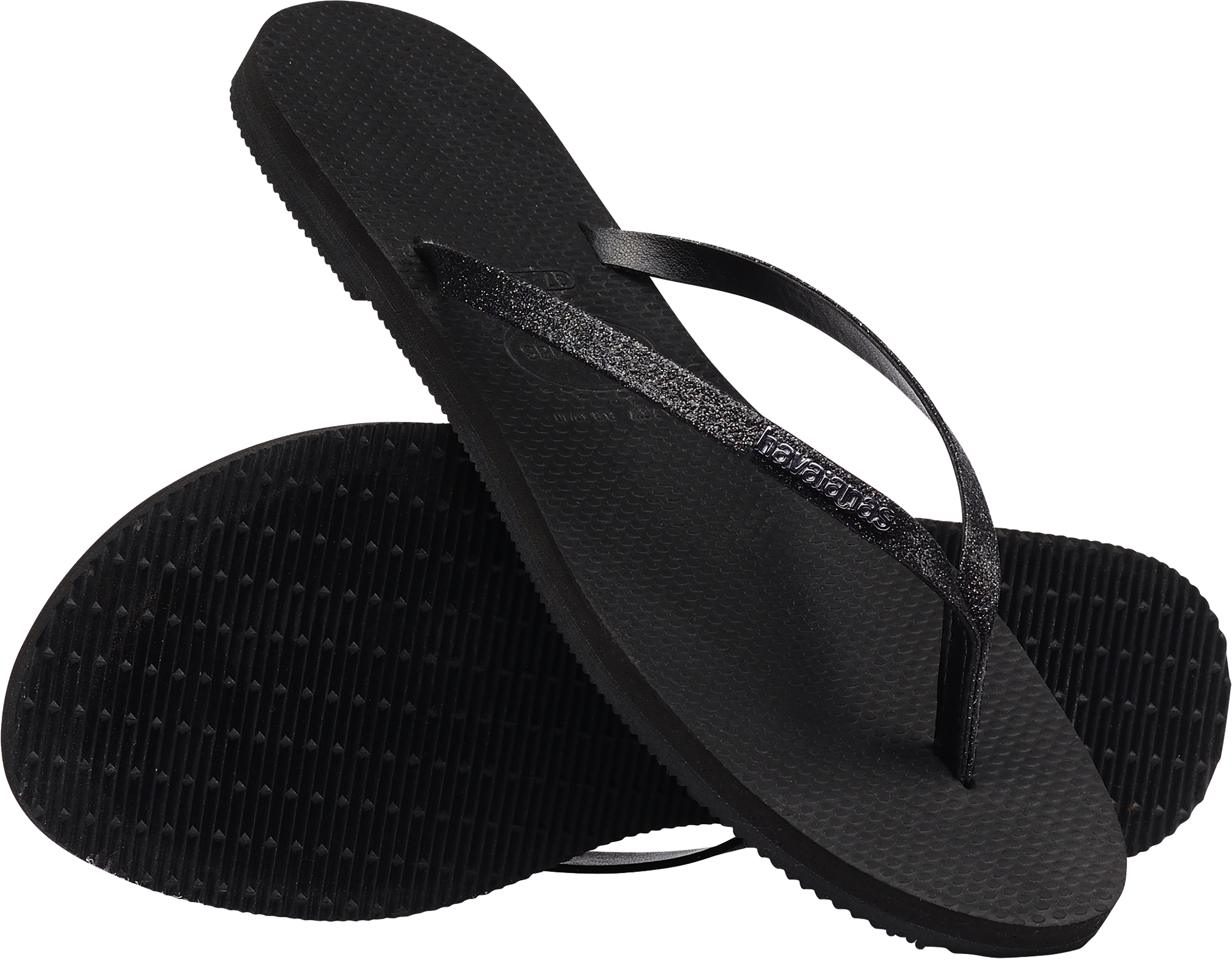 Black best sale patent havaianas