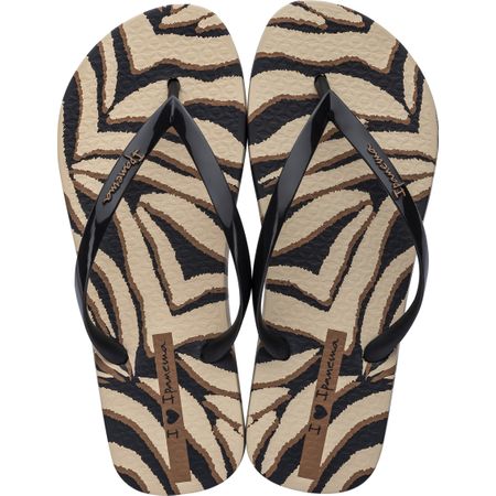 ipanema leopard print flip flops